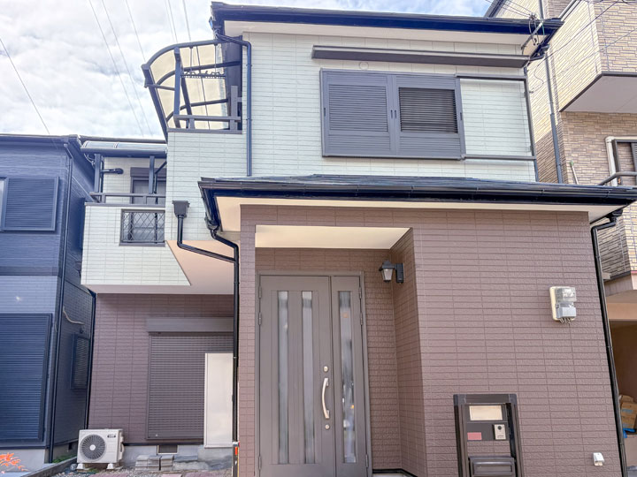 高槻市宮之川原　Ｓ様邸 外壁塗装施工後