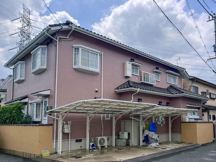 枚方市北楠葉町　Ｙ様邸 施工後　外壁をネオフレッシュティアラVMで塗替え