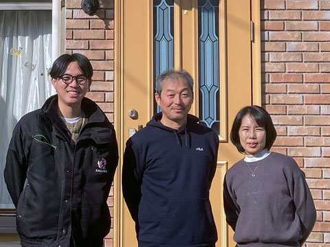 Ｋ様ご夫妻と弊社営業部森